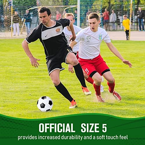 Футболна топка Jerify 20 в опаковка за тренировки Размер на 5 Класически Футболна Топка с помпа Традиционна Футболна