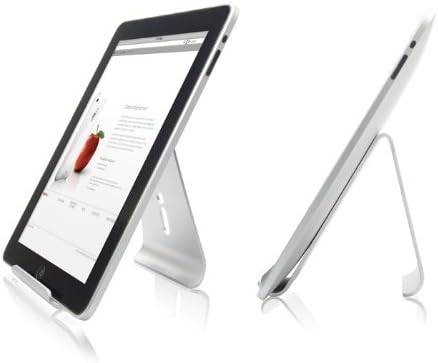 поставка elago® P3 [Сребро] - [Висококачествен алуминий] [Наклонена за по-дълга употреба] [Управление на кабел] за iPad, iPad Pro и таблети