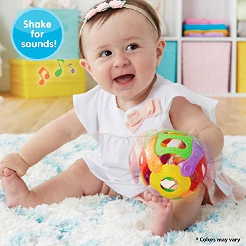 Kidoozie Дрънкалка N Roll Ball - Развитие на играчки за бебета и деца на възраст от 6 до 18 месеца, за Боядисана (G02604)