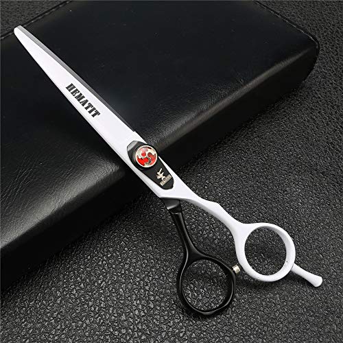 Професионален инструмент за подстригване на коса HEMATITE Hairdresser 6-инчов фризьорски ножици от стомана 440C, остри и тесни (ножици за рязане)