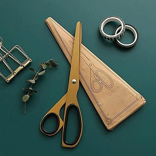 ГЛУПАК Занаятчийски Ножици ножица от Неръждаема Стомана, Метални Ножици за Занаятите Шиене, Златни Ножица на 20 см