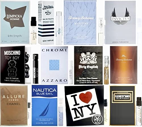 Най-добрите Дизайнерски комплект пробирок за мъжки парфюм от 12 флакона | Най-доброто класиране | Комплект от 12