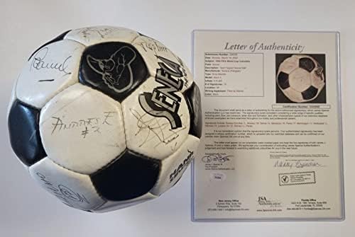 94 на световното Първенство по футбол на Колумбия Сенека Отбор на Пакистан Топка с Автограф Андрес Ескобар Редки Футболни топки С Автографи