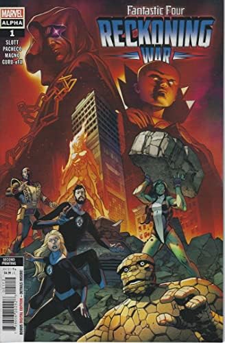 Fantastic Four Reckoning War Alpha # 1 (2nd) VF / NM ; Комиксите на Marvel