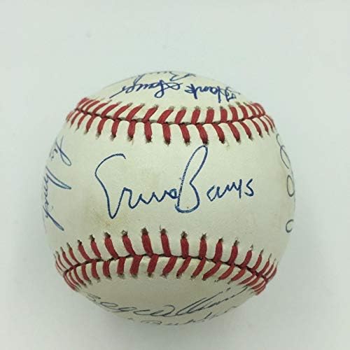Зала на Славата и Легенди на бейзбола Чикаго Къбс Подписа 16 бейзболни топки С ДНК PSA Ърни Бэнкса - Бейзболни топки с Автографи