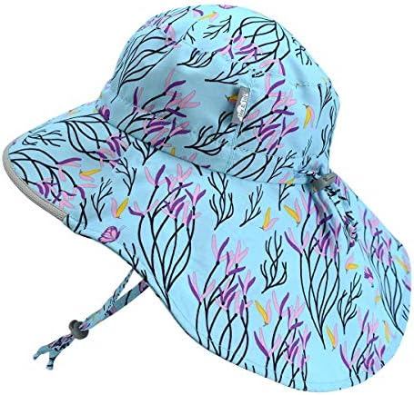 Солнцезащитная шапка с регулируем Водоустойчив покритие за момичета за ЯНУАРИ и юли