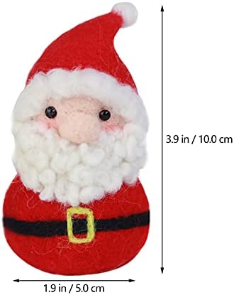 Wakauto Коледен Комплект за Тепане Eagle Мини, Определени За Извършване на Дядо Коледа За Тепане Игли Стартов пакет За Коледа Занаяти Аксесоари за Детски Подарък Възраст