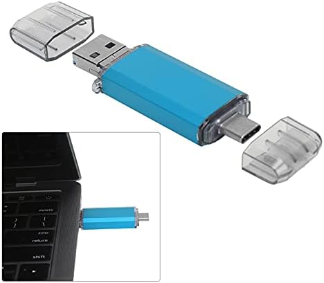 USB устройство, Високоскоростен U-диск Usb3.0 от Три в едно от синьо алуминиева сплав, 16 GB/32 GB/64 GB / 128 GB/256