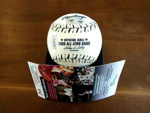 Мариано Ривера Ню Йорк Янкис Копито Подписа Автомобил на мач на звездите бейзбол 2008 Jsa & Mlb - Бейзболни топки с автографи