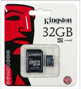 Професионална карта Kingston microSDHC капацитет от 32 GB (32 Гигабайта) за мобилен телефон Samsung разстояние от