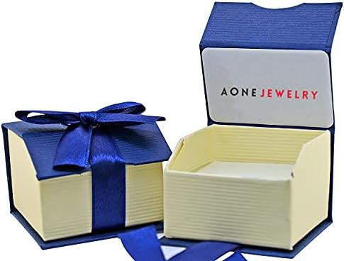 Обеци-карамфил AoneJewelry с кръгла Бяла перла Martini тегло 0,20 карата Бяло злато 14 Карата, най-Добрият подарък
