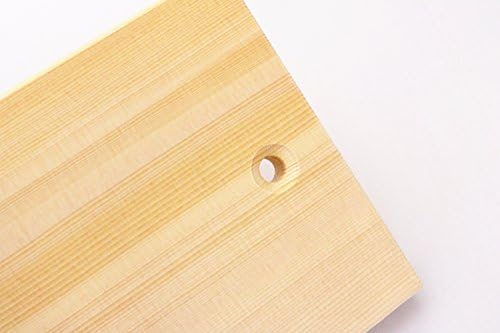 Ichihara Wood Workshop 4971421030173 Дървена дъска за Рязане с перфорации Обичайната ширина 18,9 x 9,4 инча (48
