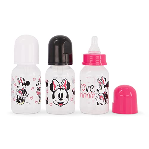 Бебешки бутилки 5 грама за момичета и момчета | 3 опаковка бебешки бутилки Дисни Bubble Mint за новородени и всички