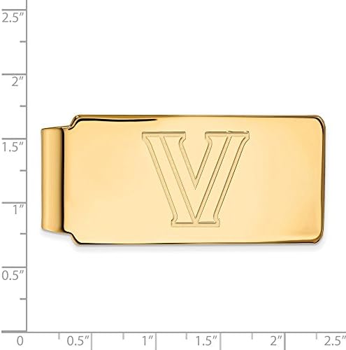 Скоба за пари Villanova (Жълто злато 10 карата)