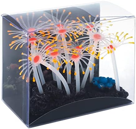 Изкуствено градините или коралово растение с Светящимся ефект Uniclife за Аквариум, Декоративен Аквариумный Украшение,