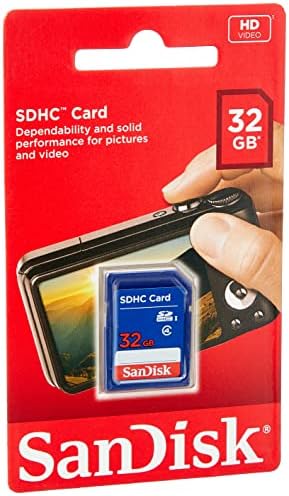 Карта с флаш памет SanDisk 32GB SDHC (SDSDB-032G-B35) (етикет може да варира)