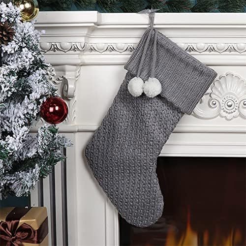 Коледни Чорапи Подарък Пакет Висящи Коледна Украса Апартамент Набор От Коледна Украса