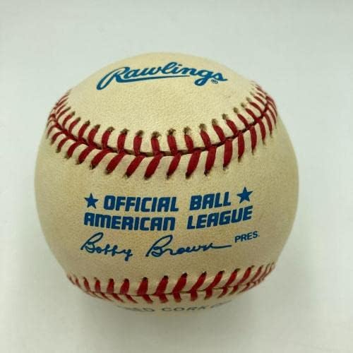 Нолан Райън е подписал Официален договор с Американската лига на бейзбол - и Бейзболни топки с Автографи