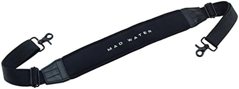 Лента за носене през рамо от неопрен премиум-клас Mad Water, Black