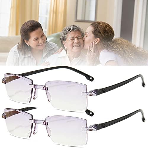 LSNTUU Сапфировые Очила за четене с висока Твърдост, Анти-Синя Светлина, Интелигентни Очила за четене с двоен Фокус,