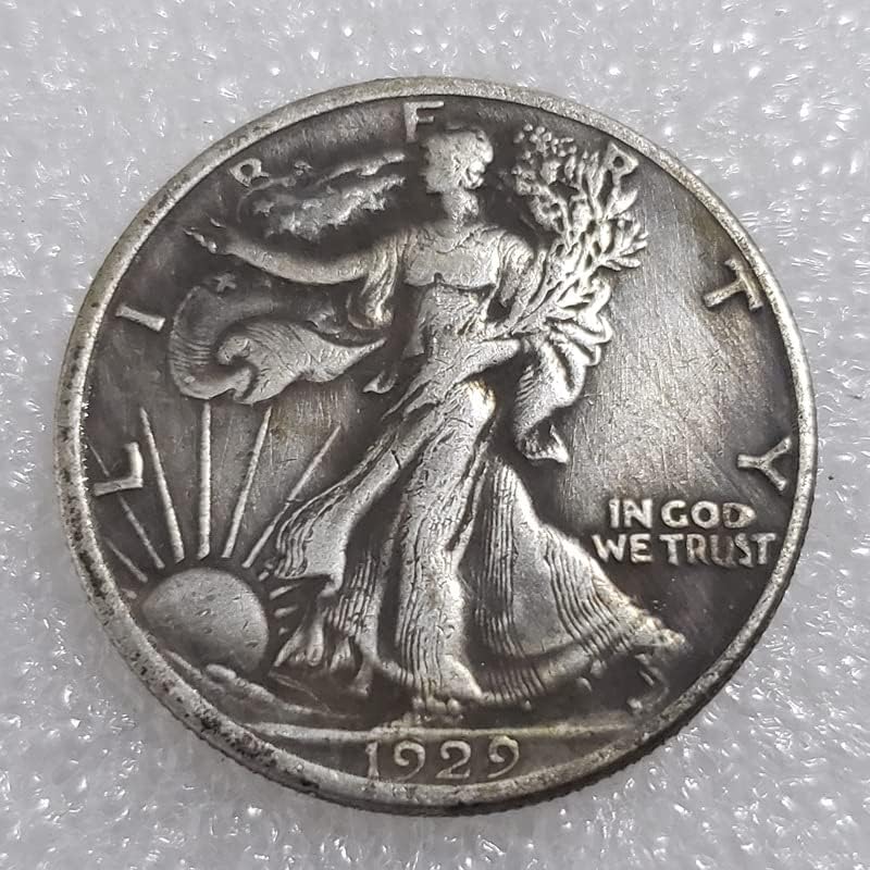 Версия на D, S, P 17 Модели 30,5 мм Американската Статуя на Свободата Полдоллара Сребърен долар Монета с Черепа