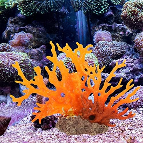 Ipetboom Изкуствен Коралов Украшение Подводни Морски Растения за Декорация на плавателни съдове Растения Аквариум