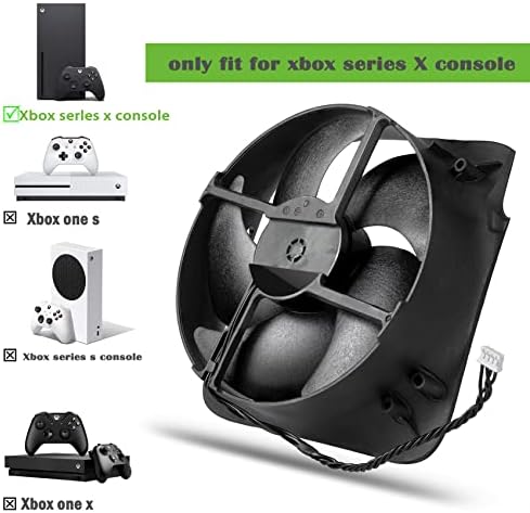 Преносим Вътрешен Охлаждащ вентилатор Gorliskl за конзолата Xbox X серия (XSX), с инструмент за отваряне