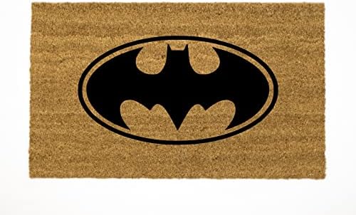 Добре дошли мат с Бэтменом - Забавен Подложка за украса на входната врата на открито и в закрити помещения - идеални