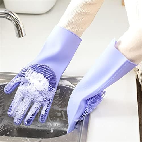 CdyBox Ръкавици за миене на съдове Кухненски Силиконови Ръкавици за Многократна употреба Ръкавици За почистване
