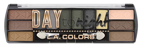 12-цветна палитра сенки за очи L. A. COLORS Day To Night, Изгрев, 0,28 грама прах (CES422)