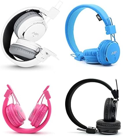 Безжични слушалки в ушите НАП, Многофункционални Сгъваеми Цветни Бас Стерео Bluetooth слушалки с жак 3,5 мм /Микрофон/