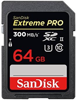 Пясъци SDSDXPK-064G-ANCIN Sandisk Extreme Pro - Карта с флаш памет - 64 GB - SDXC UHS-II - черен, Сив, Червен, Бял,