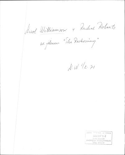 Реколта снимка Рейчъл Робъртс в романа с Николом Уильямсоном от филма внасянето на разстояние.