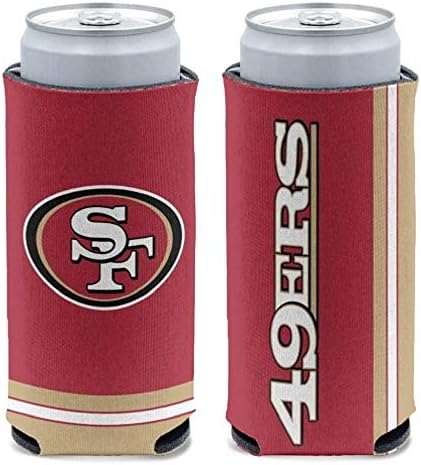 Охладител NFL San Francisco 49ers Slim Can Cooler, Цветовете на отбора, Един Размер
