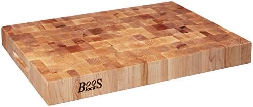 Блок за мелене на зърно Джон Boos Maple Classic с Реверсивным дървен края, 20 x 15 x 2,25