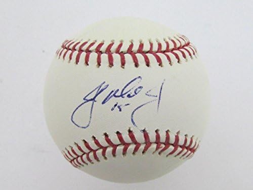 Играта на топка с автограф на Джон Мэйберри по-млади Филаделфия Филис 128215 - Бейзболни топки с автографи