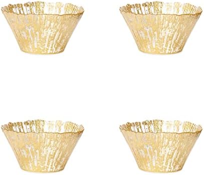 Италиански комплект за хранене и сервировочной съдове Vietri Rufolo Gold Collection (Малки дълбоки чаши, комплект