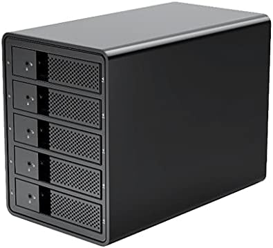 Докинг станция за твърд диск LXXSH с няколко отделения 3,5 SATA-USB3 с един вътрешен блок захранване, алуминиев