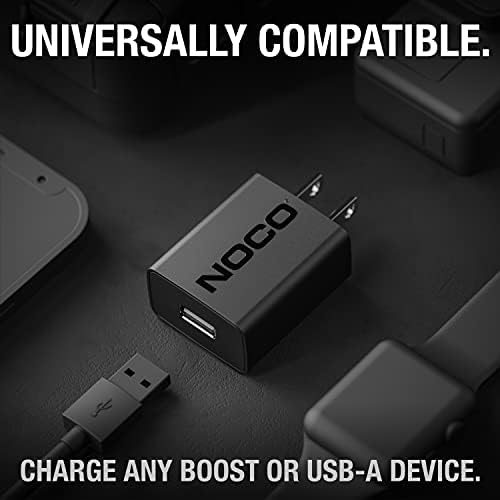 USB-адаптер за захранване NOCO NUSB211NA мощност 10 W, стенно зарядно 2.1 A 5, което е съвместимо с устройствата