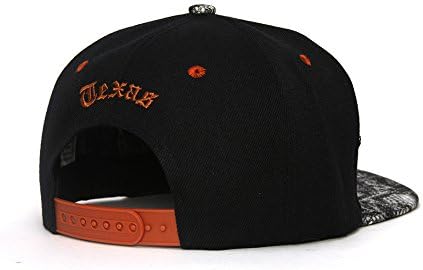 Бейзболна шапка City Black/Стара Английска Регулируема бейзболна шапка от Змийска кожа