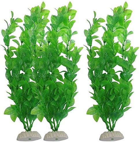 Височина Пластмасови Зелената Рибка 10,6 Изкуствени Растения от 3 Части Аквариумный Аквариум Аксесоари за Аквариум